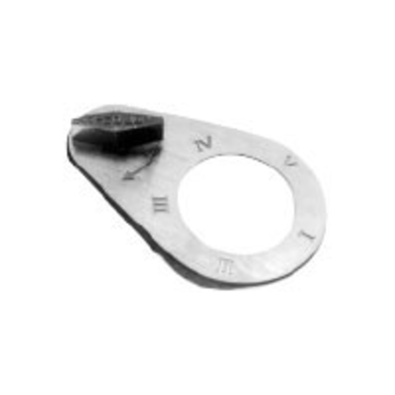 Simplex 74118-26D-01 Face Plate with Outside Knob 900 Series Incl Fp/Washers/Retainer Ring in Satin Chrome