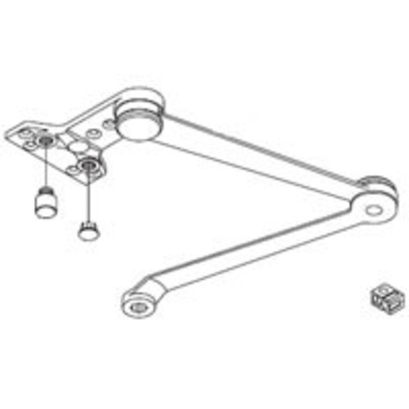 LCN TB-1-3-4-DKBRZ Door Closer with Thru Bolt Female in Dark Bronze Finish