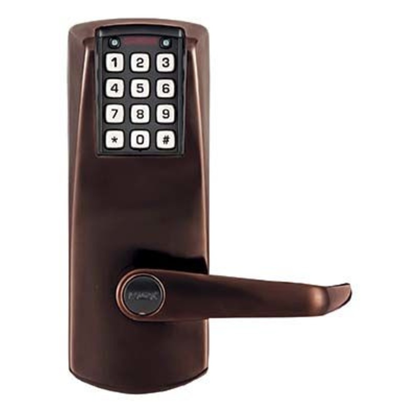 Dormakaba Eplex E2066xsll-744-41 2000 Mortise no Deadbolt 1 1/4in Faceplate Non-handed in Dark Bronze with Brass Accents