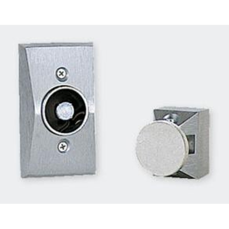 LCN SEM7850-AL Door Closer with ELMAG Std Pr Wall 24 120V Standard Profile Recessed in Aluminum Finish