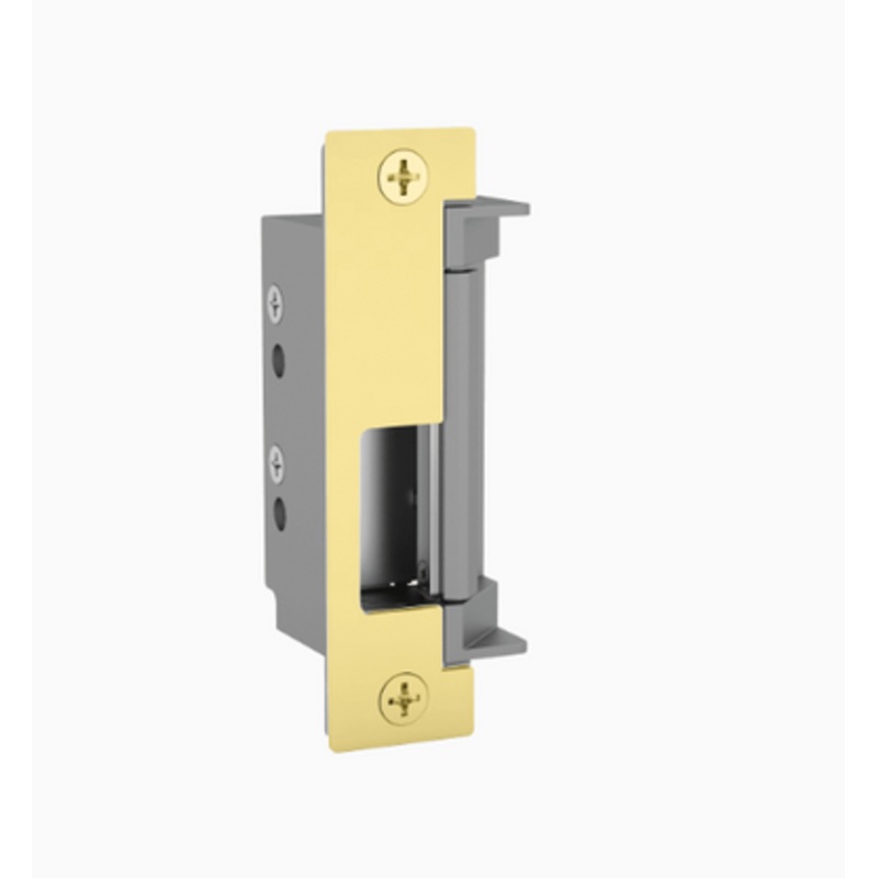 HES 4500C-606-LBM Grade 1 Electric Strike, Fail Safe/Fail Secure, 12/24 VDC, Low Profile, Fire Rated, Latchbolt Monitor, Satin Brass