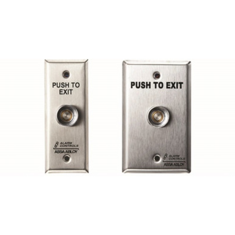 Alarm Controls TS-16 Mounted on single gang stainless steel plate