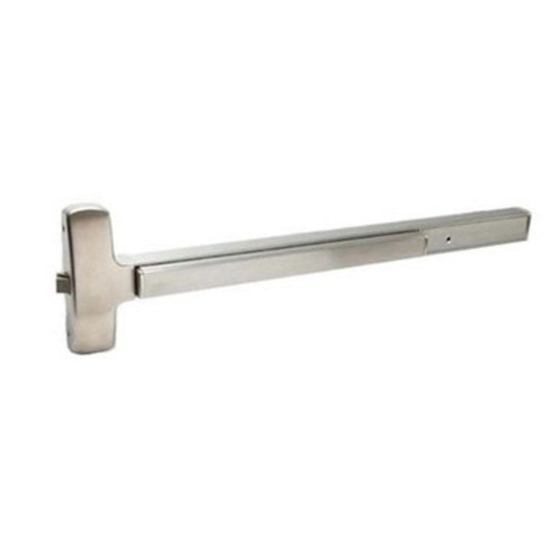 Falcon / 24 Series Exit Devices 25-R-EO 3 26D  Falcon Exit Device 25 Series Exit Device, Rim, Exit Only, 3 Ft. Device, Satin Chrome