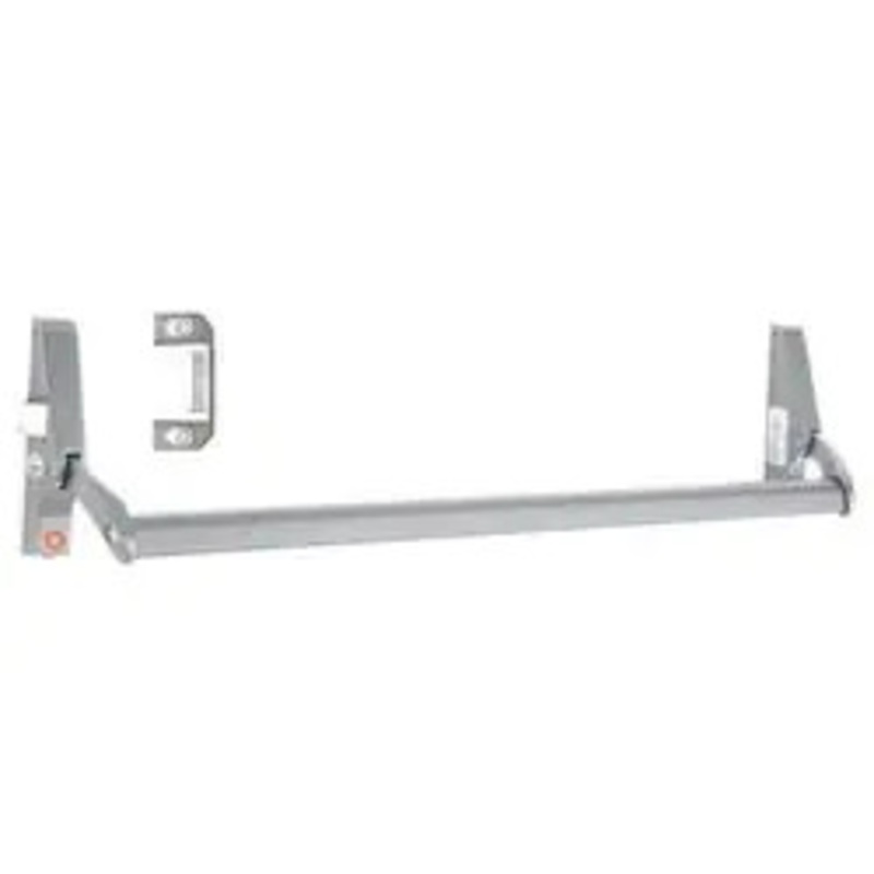 JACKSON 31-1095-L-C-4-628 Panic Exit Device, Left Hand Reverse Bevel, C-Strike, 48 Length Crossbar, Aluminum, Satin Aluminum