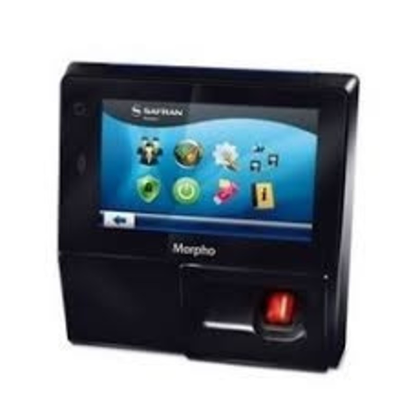 MorphoAccess WR SIGMA iClass 1:3000 Biometric Identification, HID iClass Card Reader, 5 Color Touchscreen, Videophone Function, FBI PIV IQS Certified Optical Sensor, Weather-Resistant IP65 Rated