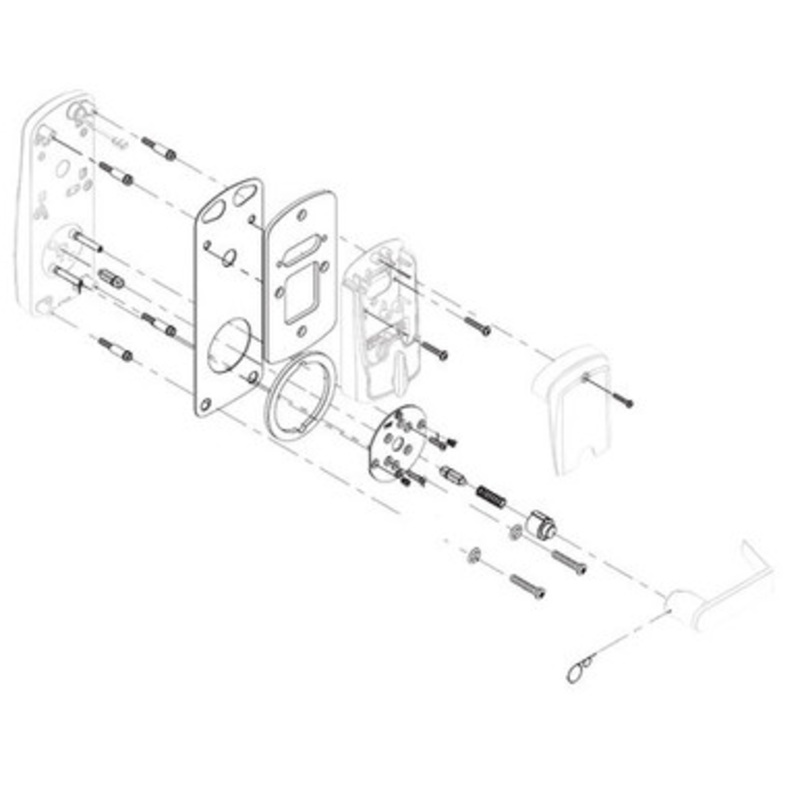 Schlage 23599376-138 CO Series Door Thickness Kit for 1-3/8 Door