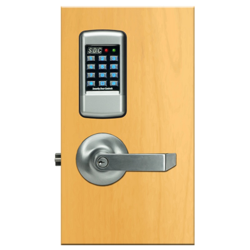SDC-E75KQE1Q-E75 DIGITAL KEYPAD LOCK CHROME KEYPAD ECLIPSE LEVER 3000 USER