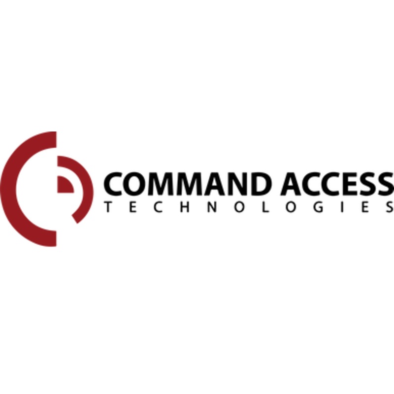 Command Access CDL-BK-FX Concealed Door Loop, Standard 6 length, With Black Finished Caps & 1 Side Fixed