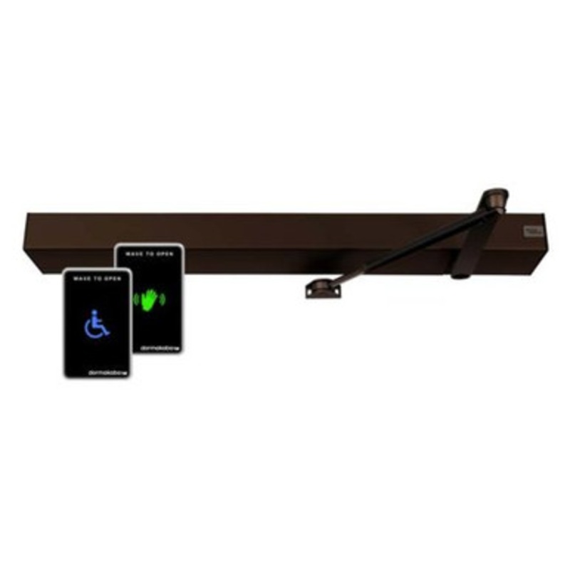 DORMAKABA ED50 TOUCHLESS KIT Low Energy Operator Push Side in Dark Bronze DS4670-01B
