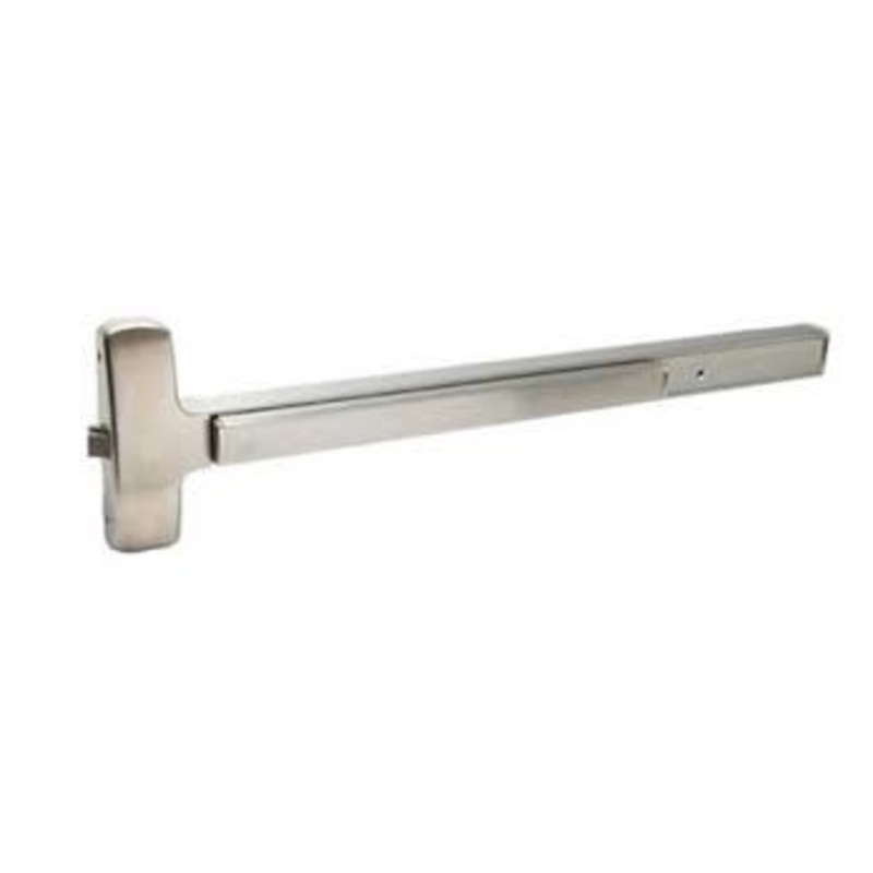 Falcon / 24 Series Exit Devices 25-R-EO 4 32D  Falcon Exit Device 25 Series Exit Device, Rim, Exit Only, 4 Ft. Device, Satin Stainless Steel