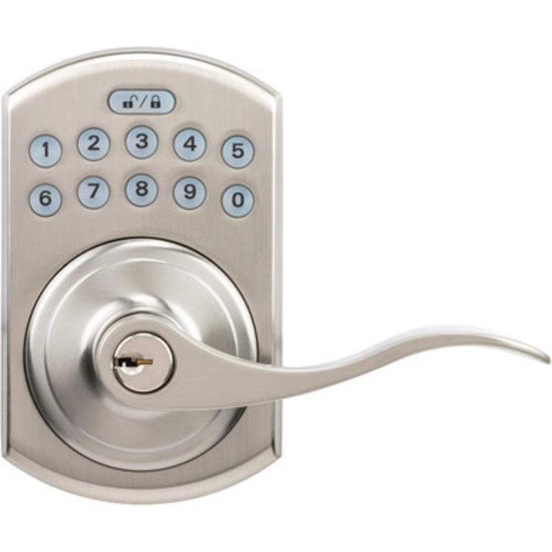 KeyInCode 3500 Series WiFi Lever Smart Lock in Satin Nickel