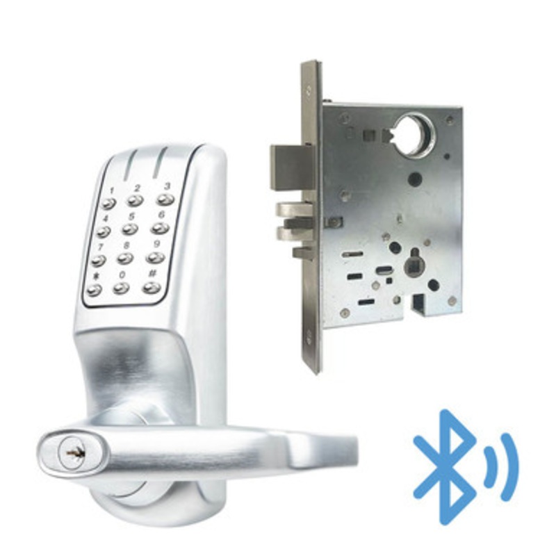 KeyInCode KIC5255 WB BLE & Wi-Fi Enabled Lockset with Mortise Latch & Auto-Deadbolt
