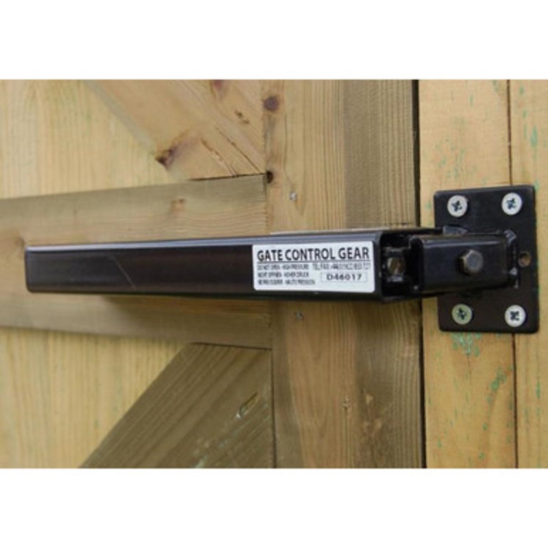 LOCKEY TB175 SLOW CLOSE BACKYARD GATE CLOSER In Black