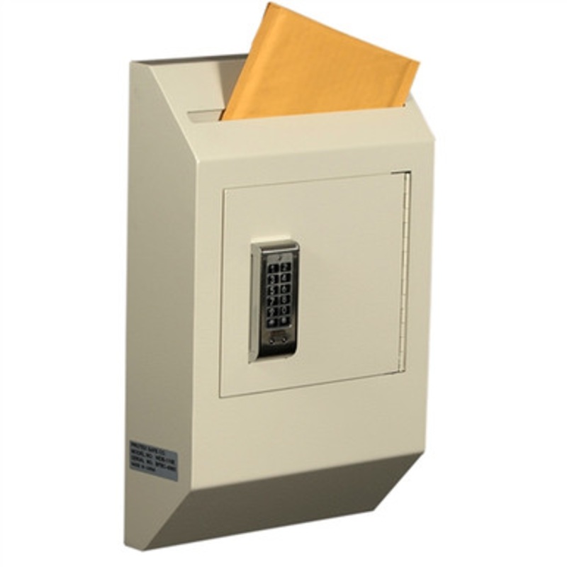 Protex WDB-110E II Letter Size Wall Drop Box with Electronic Keypad