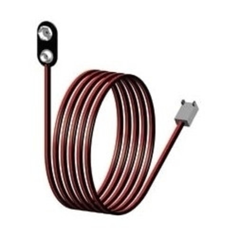 TIMBERLINE  RL-APC-9VJ-10 Electronic Cabinet Lock Power Cord, Jumper Port, 10 Length, With 9 Volt Battery