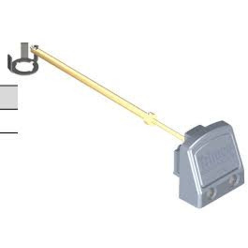 Trimco LDH100 Door Lockdown Panic Button, Hex Dogging, Satin Chrome, For 98/99 and 33/35 Series Von Duprin Devices