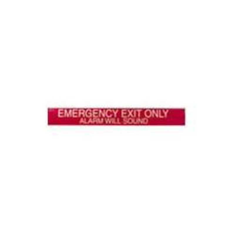 Von Duprin SIGN.1002 Exit Device Alarm Sign, Spanish