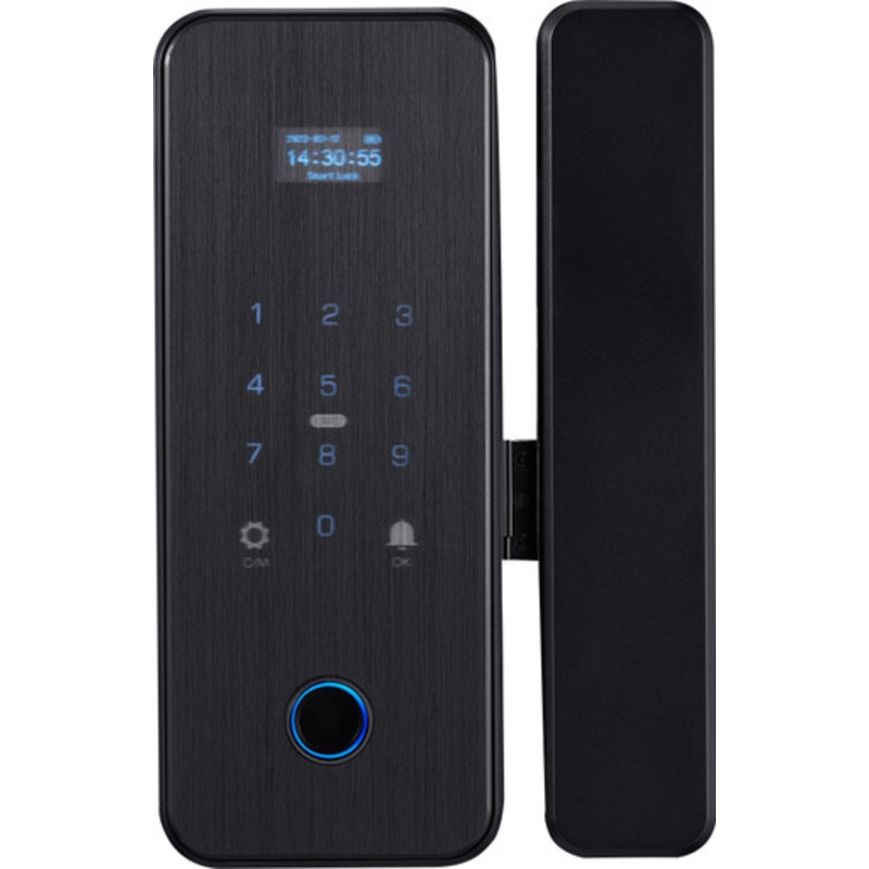 WiFi Framless Glass Only M903W Smart Lock with Built In Gateway