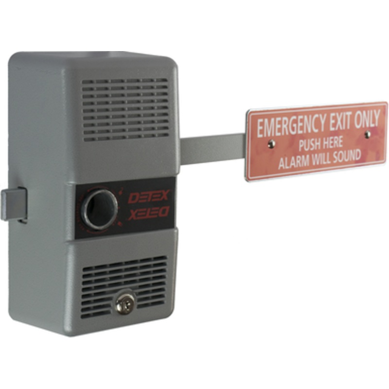 Detex ECL-600 Black Warnock Hersey-Listed Fire Exit Hardware with Long Bar Fire Rated, 36 to 48 Inch Door Width