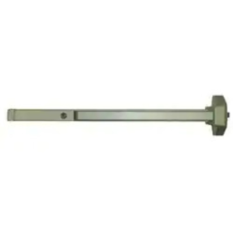 GENERAL LOCK  ED2300R-P 630 36 Exit Device, Non-Handed, Rim, Panic, 36 Length, Satin Stainless Steel