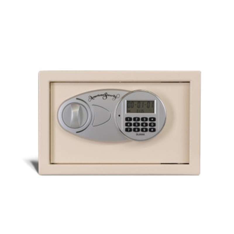 AMSEC AMERICAN SECURITY EST813  Home Security Safe, Electronic Lock, Compact, 12-1/4 Width x 8 Depth x 7-7/8 Height, 14 Gauge Solid Steel