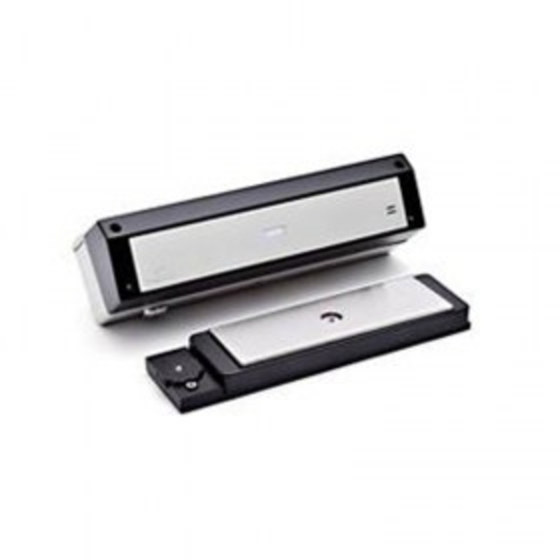 DynaLock 3101C-G2 DSM Single Electromagnetic Lock Delayed Egress Outswing Generation 2, Door Status Switch, Satin Aluminum Clear Anodized