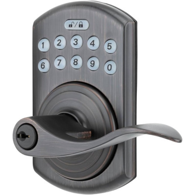 KeyInCode 3500 WiFi Lever Smart Lock in Tuscany Bronze