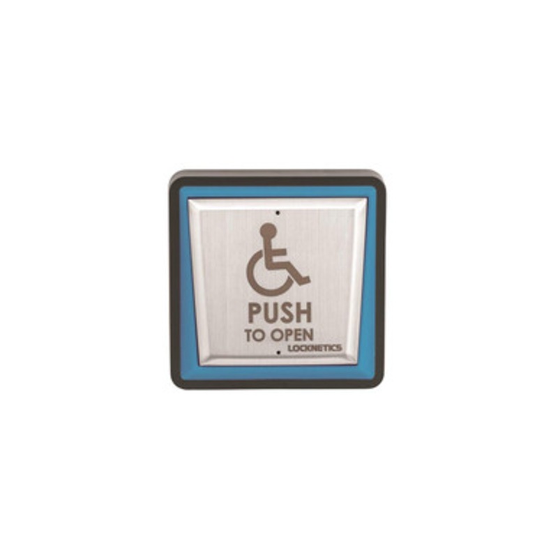 Locknetics / Locknetics Access Control Accessories PPH-200-LED  Locknetics Activation Plates Push Plate Switch, Square, Ada Push To Open, Stainless Steel