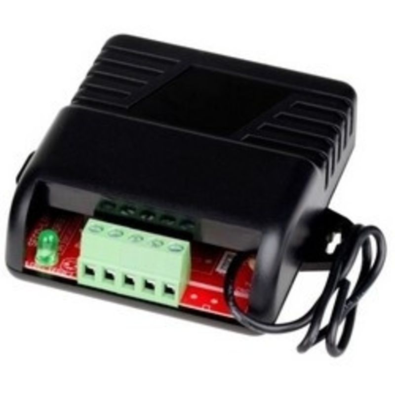SECO-LARM USA INC | SK-910RBQ  RF Receiver, 1-Channel, 11 to 24 Volt AC/DC, 8 Milliampere Standby, 30 Milliampere (Active), 3-7/16 Length x 3-7/16 Width x 1-1/8 Height