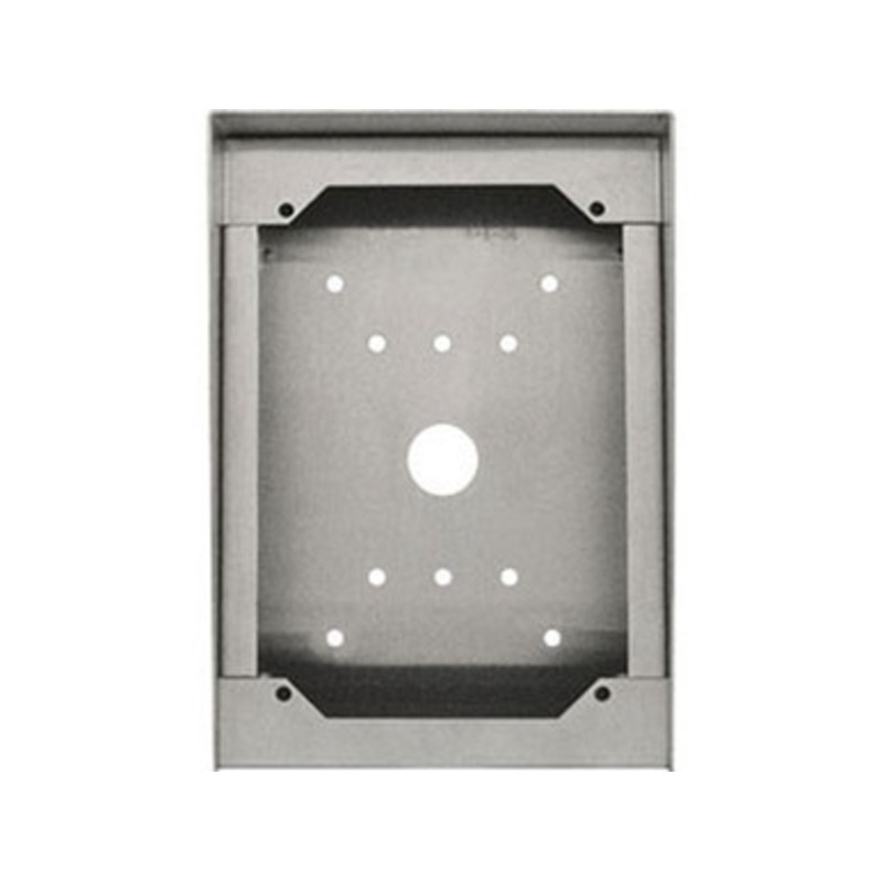 Aiphone  SBX-DVF  Video Door Station Surface Mount Box, 18 Gauge Stainless Steel Enclosure