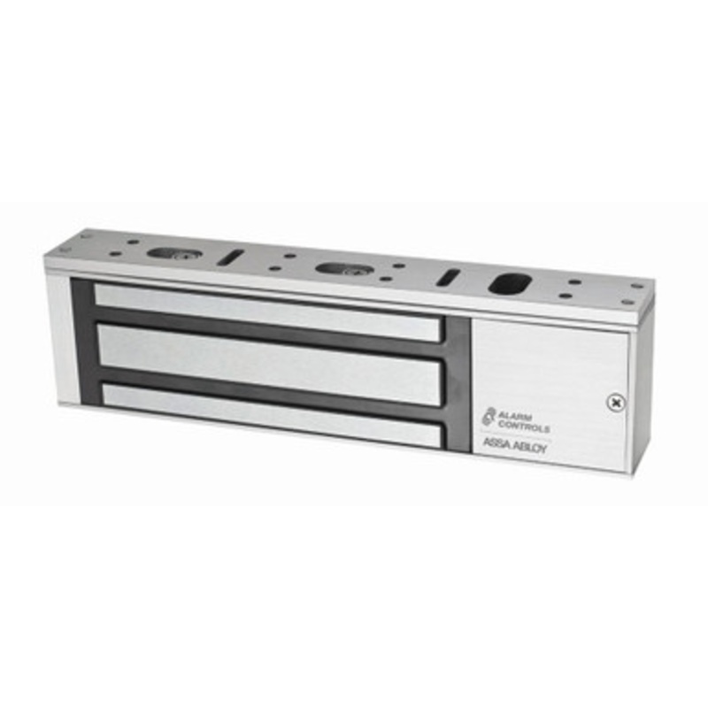 Alarm Controls 1200S Maglock, 1200LB, 12/24VDC, Single, Aluminum