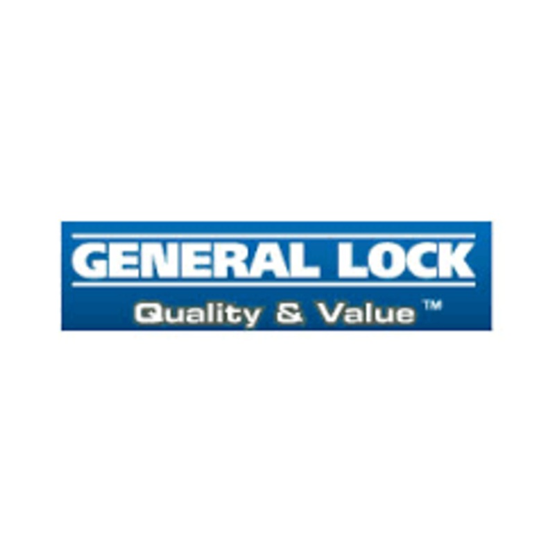 GENERAL LOCK L180C 626 C 234 S ANSI Cylindrical Leverset, Mechanical, Clutched Curved Lever, Grade-1, Square Latch, Schlage C Keyway, 180 Degree, 2-3/4 Backset, ANSI F86 Strike, Satin Chrome, For Storeroom
