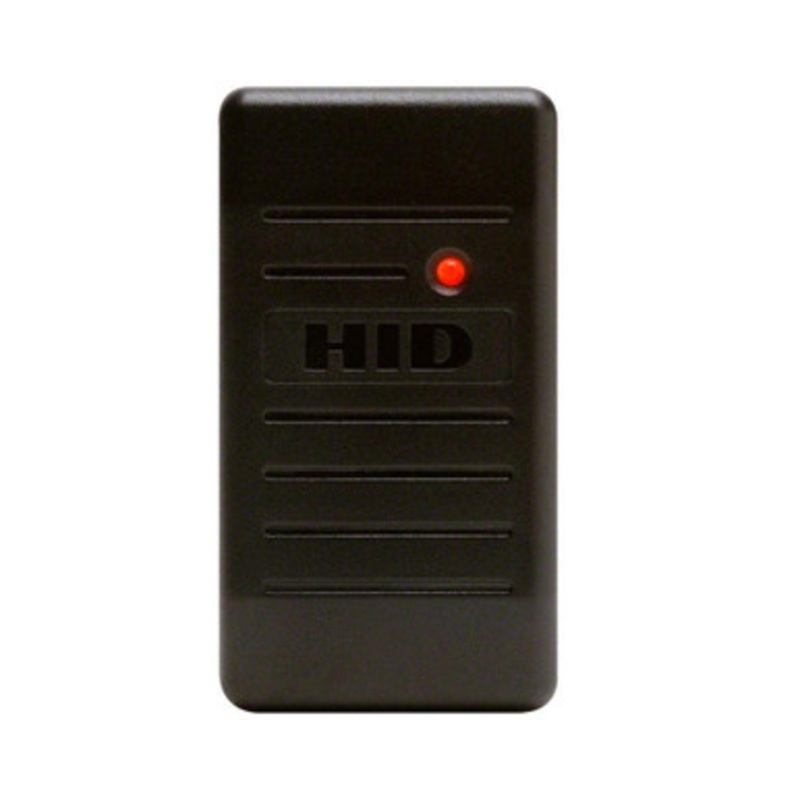 HID 6005BGB00 Card Reader ProxPoint Plus Reader, Weigand output, Charcoal Gray, 18 In. Pigtail
