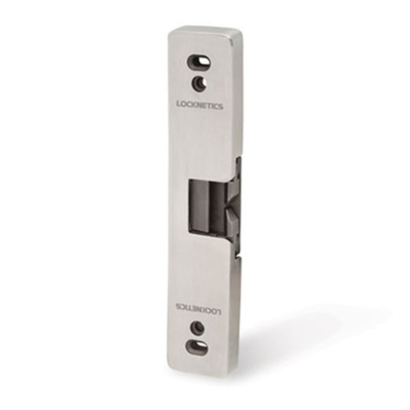 Locknetics RS300 US32D RS Series Electric Strike, 9 Surface Rim Strike, 3/4, 12/24DC, Fail Safe/Fail Secure, Satin Stainless Steel