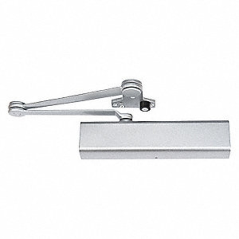 Manual Hydraulic Norton 210-Series Door Closer, Heavy Duty Interior and Exterior, Aluminum-1