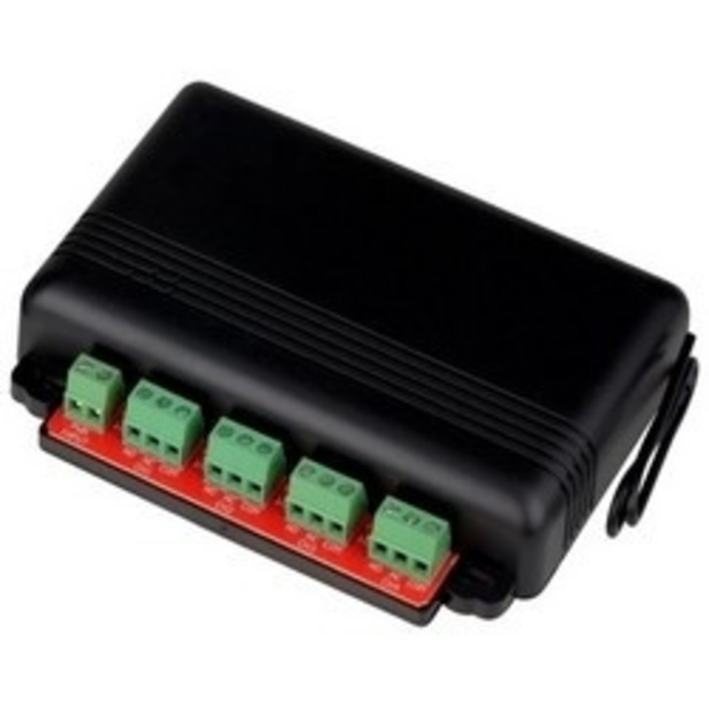 SECO-LARM USA INC | SK-910R4Q  RF Receiver, 4-Channel, Wireless Enforcer, 60-Transmitter Button Code, 315 Megahertz, 500 Range, 11 to 24 Volt AC/DC, 5-5/16 Width x 3-15/16 Depth x 1-1/8 Height