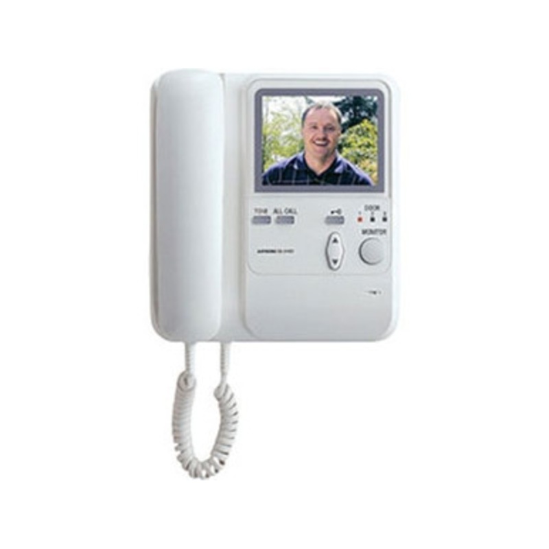 AIPHONE KB-3MRD | 11123  Video Master Station, Wall/Desk Mount, 24 VDC, 12 VDC, 400 Milliampere Door Release, 4 TFT Color LCD, 7-5/16 Width x 7-11/16 Height