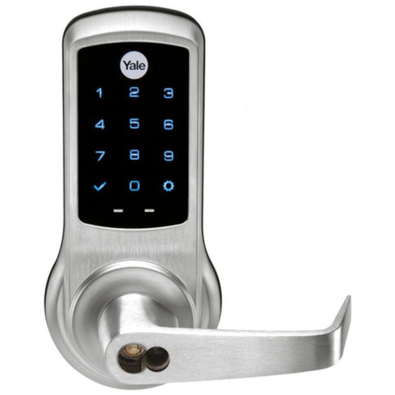 B-AU-NTB610-NR 626 Yale Electric Cylindrical Lock, Interchangeable Core Prepped