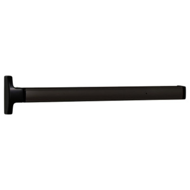 Falcon 1690EO 30IN DC13 Concealed Vertical Rod Pushpad Exit Device, 30 In., Exit Only, Dark Bronze Anodized Aluminum