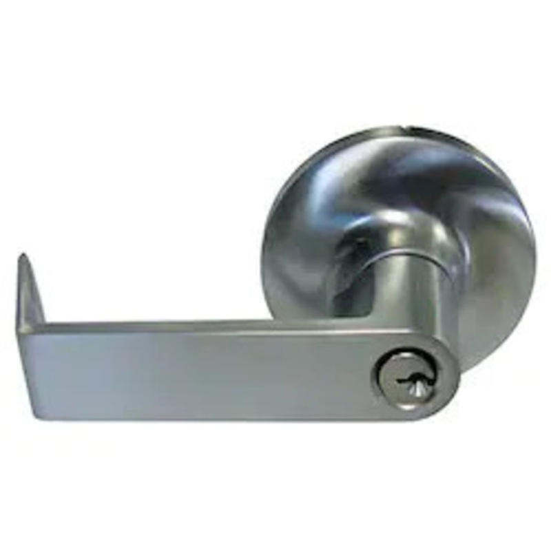 GENERAL LOCK L170R-360 626 C 234 S ANSI Cylindrical Leverset, Mechanical, Clutched R-Lever, Grade-1, Square Latch, Schlage C Keyway, 360 Degree, 2-3/4 Backset, ANSI F84 Strike, Satin Chrome, For Classroom