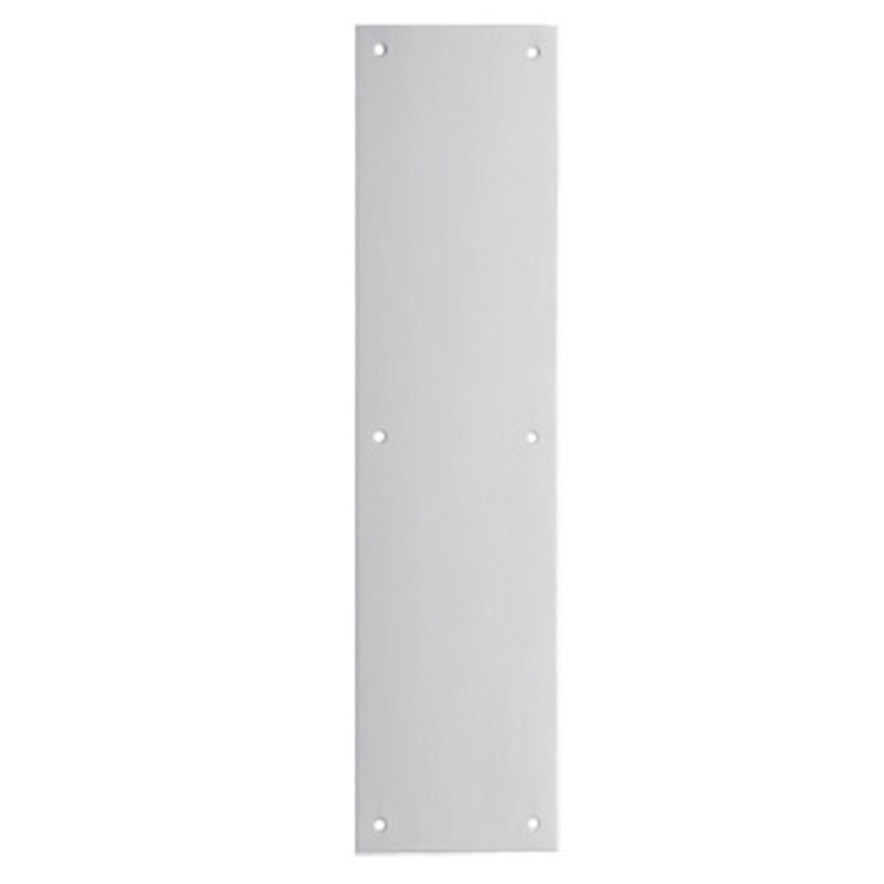 IVES 8200 Series 4 x 16 Push Plate Satin Stainless Steel