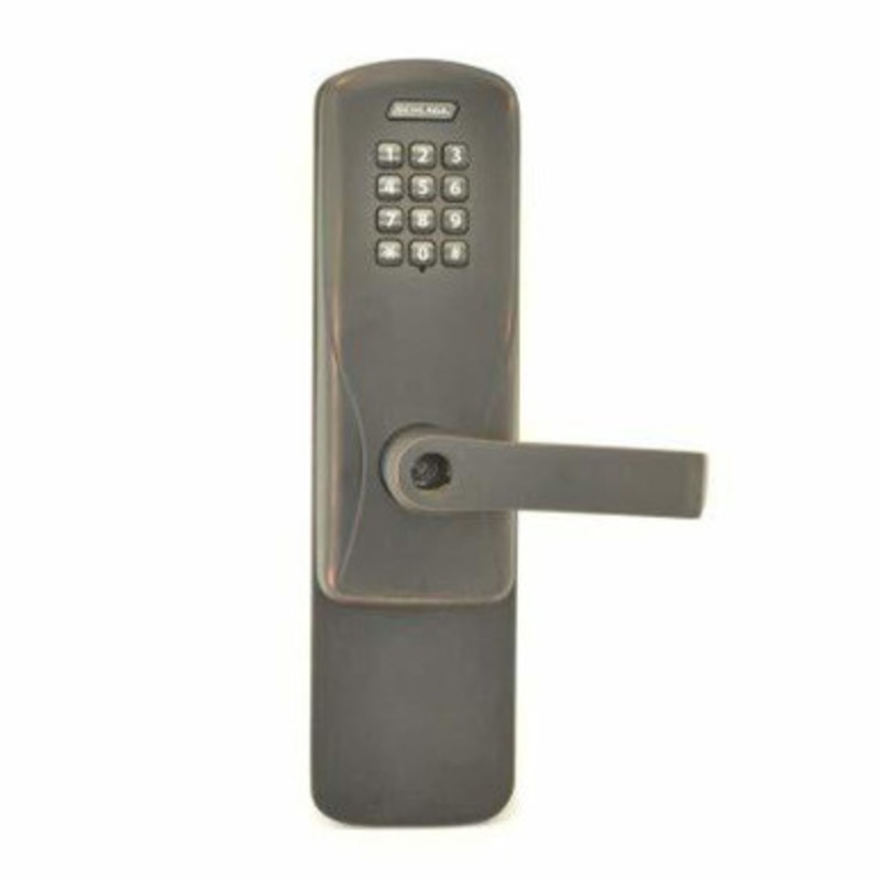 Schlage CO100993R70-KP-RHO-643e Offline Exit Trim RIM / Concealed Classroom/Storeroom Electronic Lock with Standard Schlage Cylinder