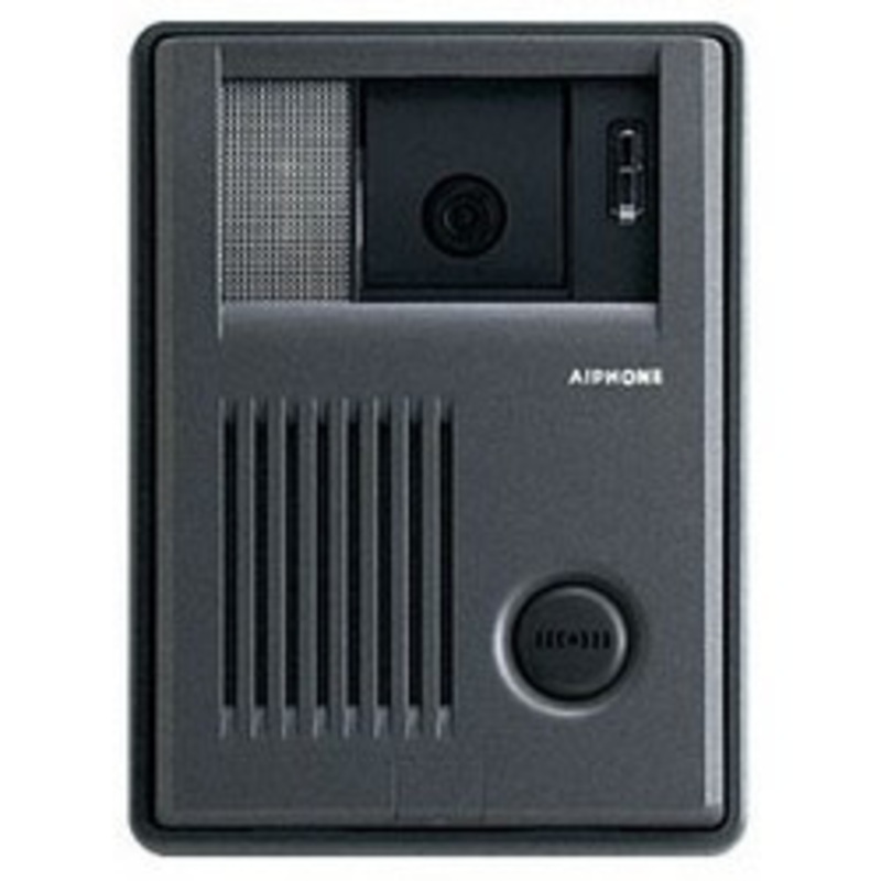 AIPHONE KB-DAR | 11329  Video Door Station, Wall Mount, 1/4 CCD Camera, 4-1/8 Width x 5-1/2 Height, Fire Resistant ABS Plastic