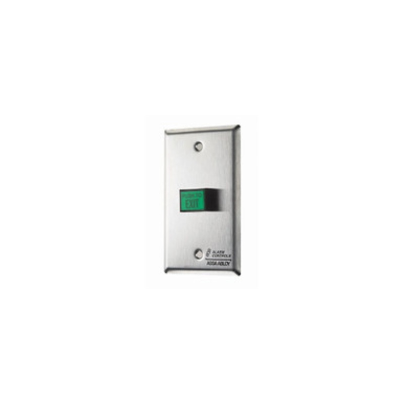 Alarm Controls TS-9T – Mounted on narrow, single gang wallplate