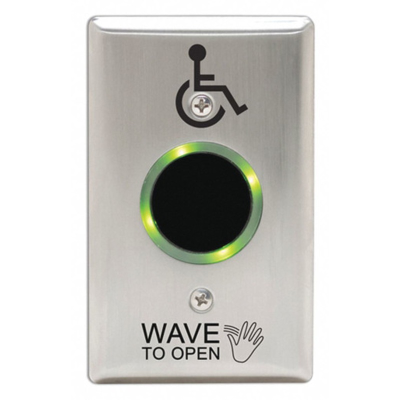 CAMDEN CM-331/42SW  SUREWAVE TOUCHLESS SWITCH,SS, WIDE,WC,WAVE TO OPEN
