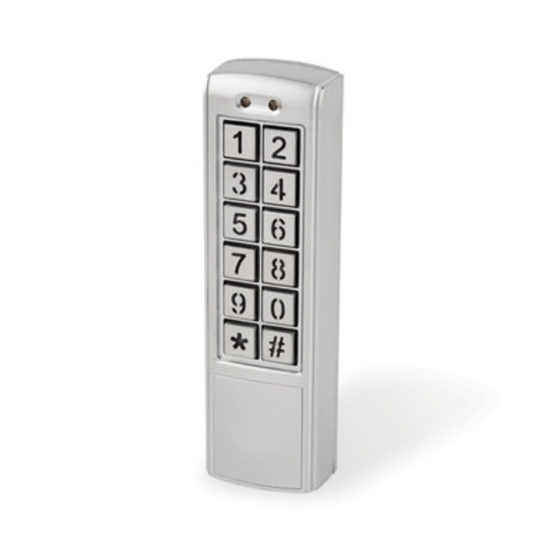 Locknetics DKP-NS Outdoor Digital Keypad, Up to 1,010 Users with Two Zone, Re Locking Time Delay
