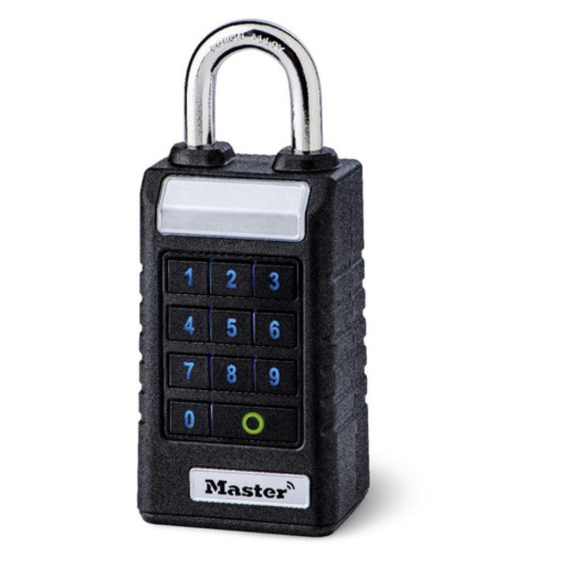MASTER LOCK 6400ENT BLUETOOTH PADLOCK WITH KEYPAD STANDARD SHACKLE