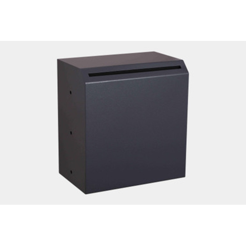 Protex WDS-311 Black Through-The-Wall Locking Drop Box