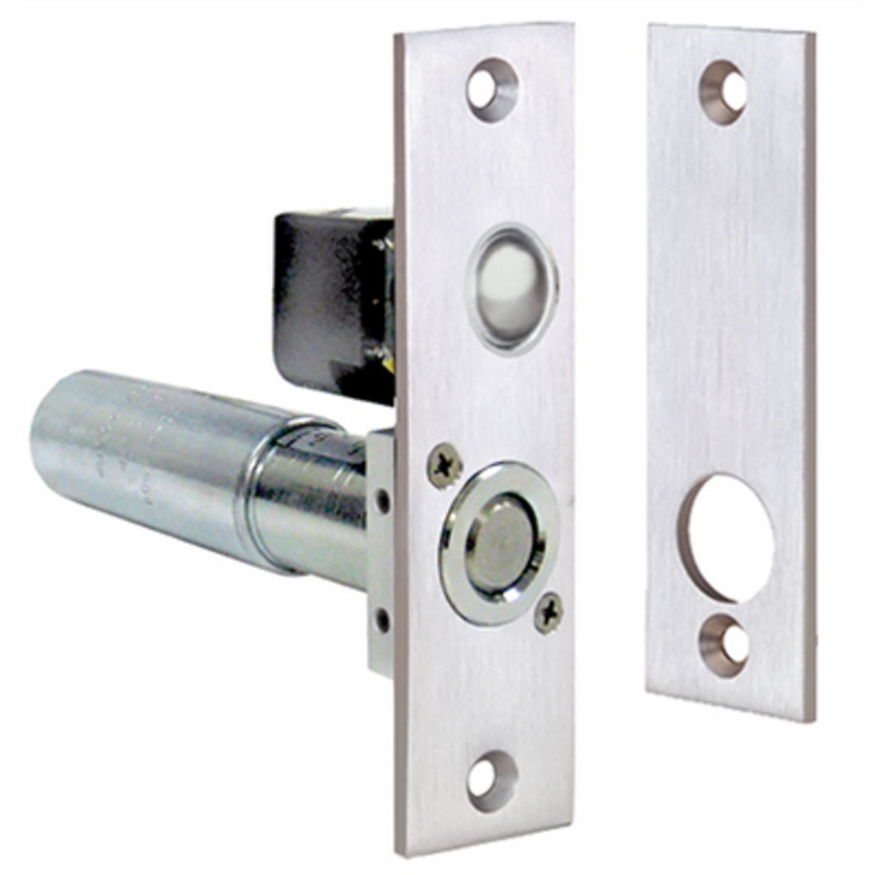 SDC 160IV Conventional Mortise Bolt Lock, 12/24 VDC, Failsafe, 4-7/8 In. by 1-1/4 In. Face Plate with Auto Relock Switch