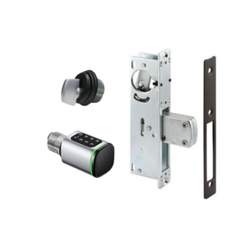 Smart WiFi Storefront Mortise Deadbolt in Bronze with Thumbturn Lock Kit